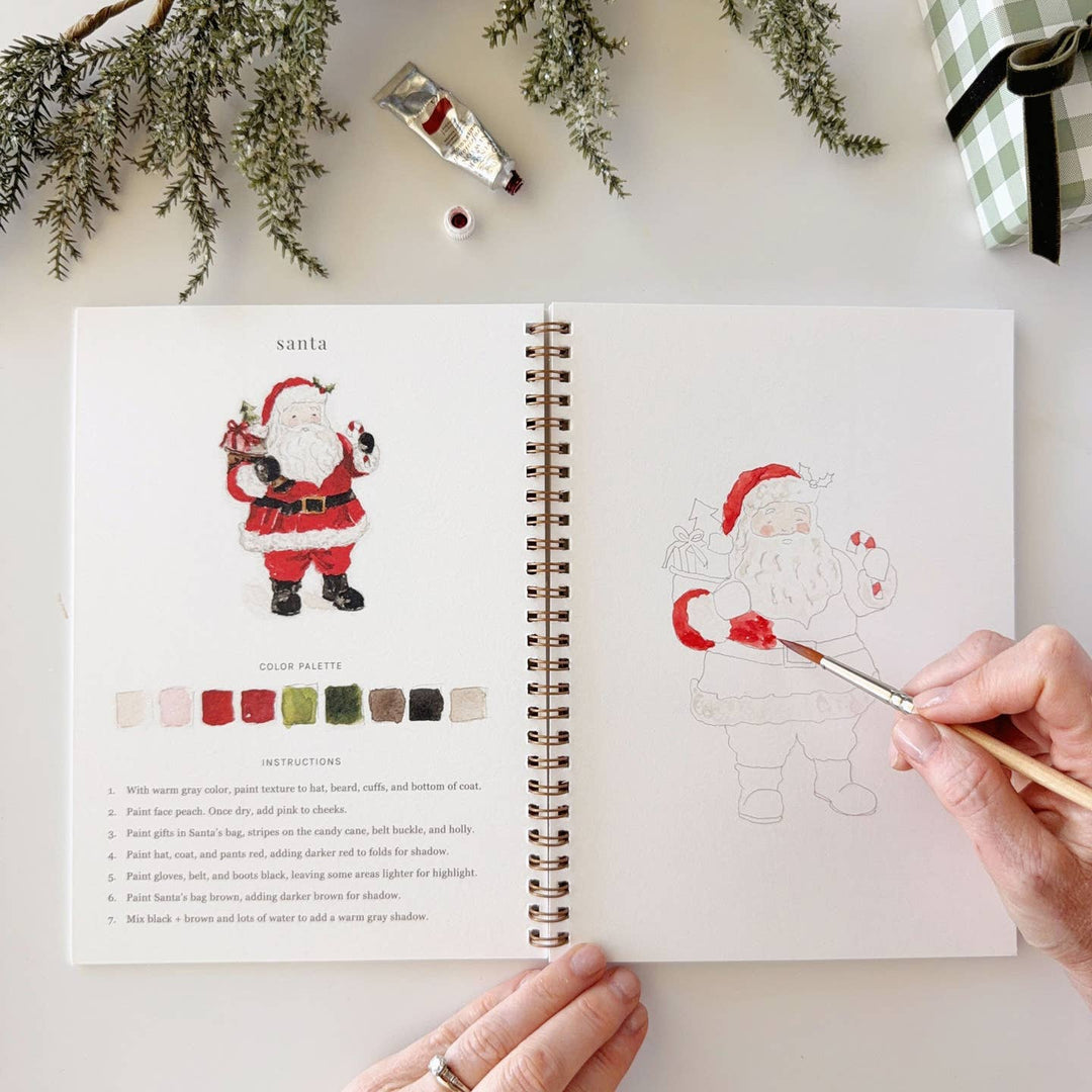 Emily Lex Studio Classic Christmas Watercolor Workbook Emily Lex Studio Classic Christmas Watercolor Workbook Books