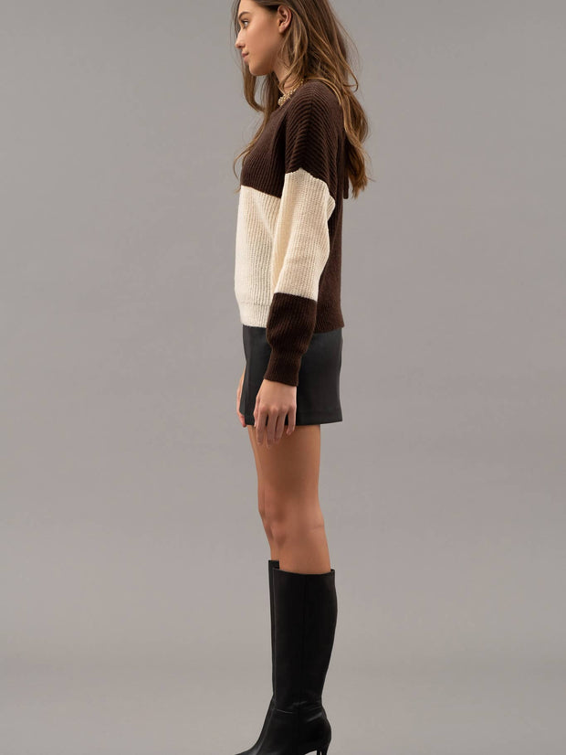 Vikki Colorblock Sweater