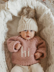 Baby Hi Pink  Sweater