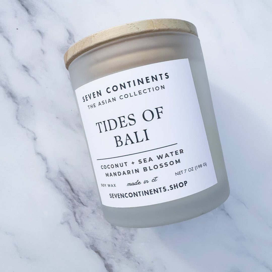 Seven Continents Tides of Bali Candle