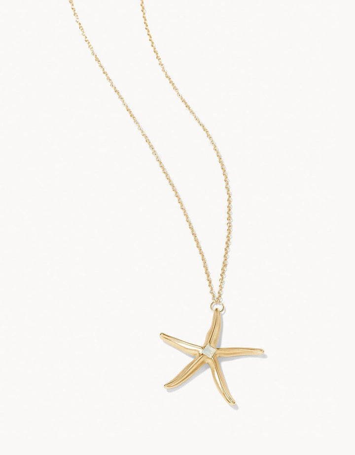Spartina 449 Sea Star Necklace White Opal