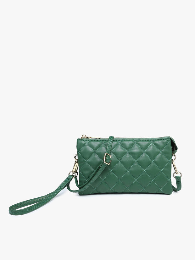 Riley Quilted Convertible Crossbody Wristlet