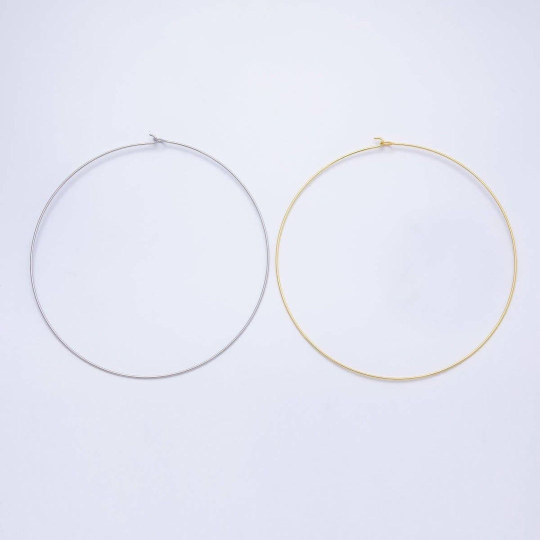 Build Your Own Pendant Necklace - 18kt Gold Plated 1.2mm Floating Collar Necklace