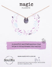 Soulk Luxe Fluorite Necklace for Magic
