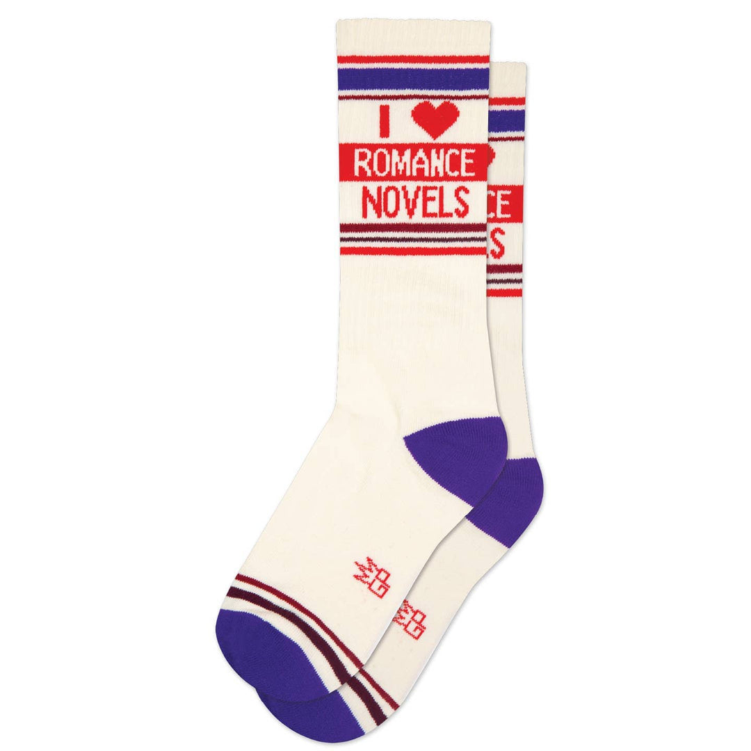 Romance Novels Premium Cotton Gym Crew Socks Romance Novels Premium Cotton Gym Crew Socks Socks