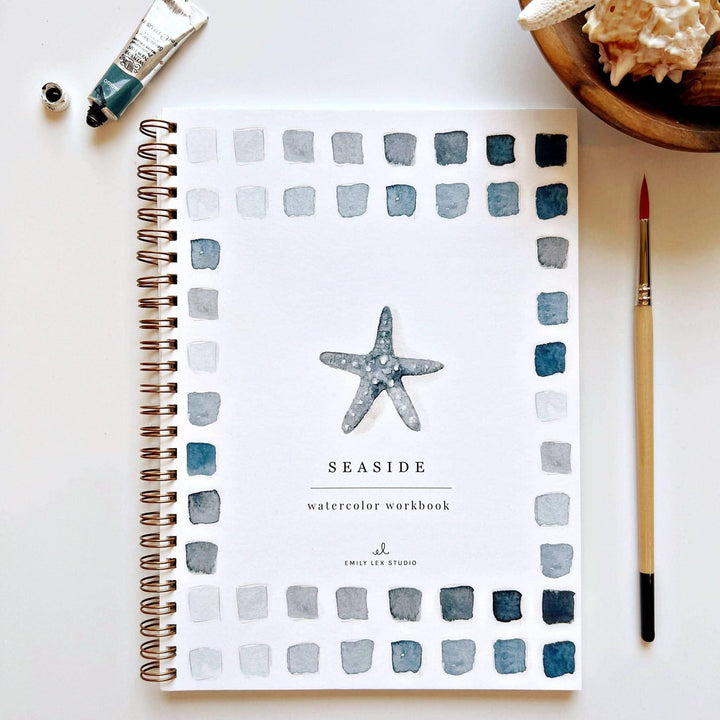 Emily Lex Studio Watercolor Seaside Workbook
