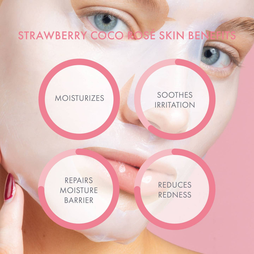 Soothing Strawberry Coco Rose Mocktail Face Mask