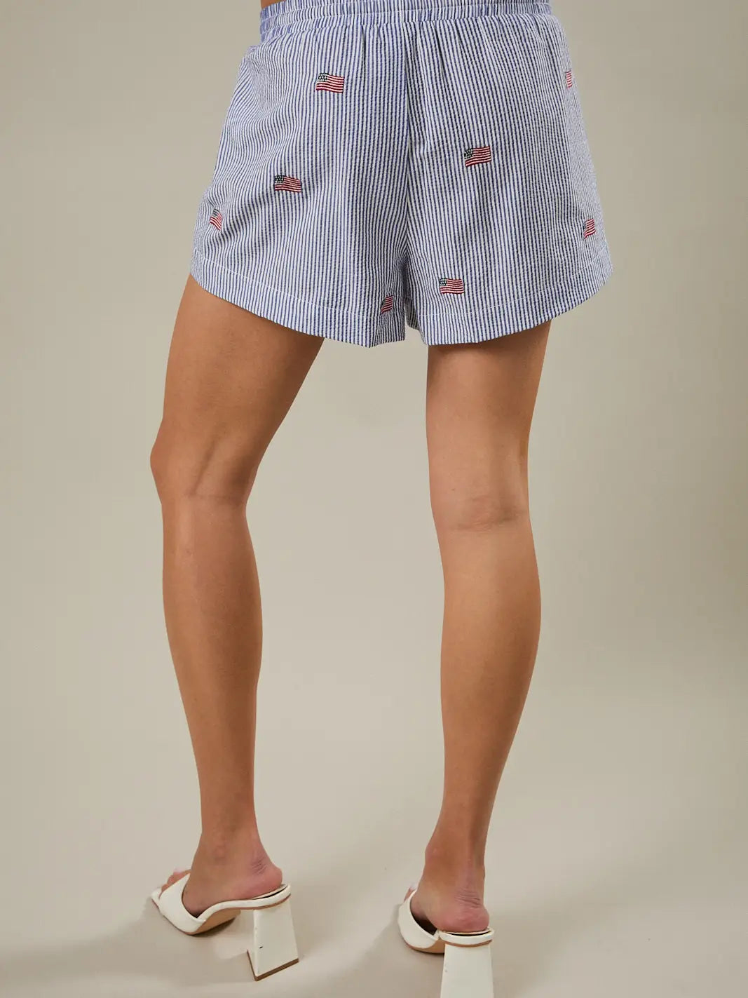 Americana Flag Button Down Top