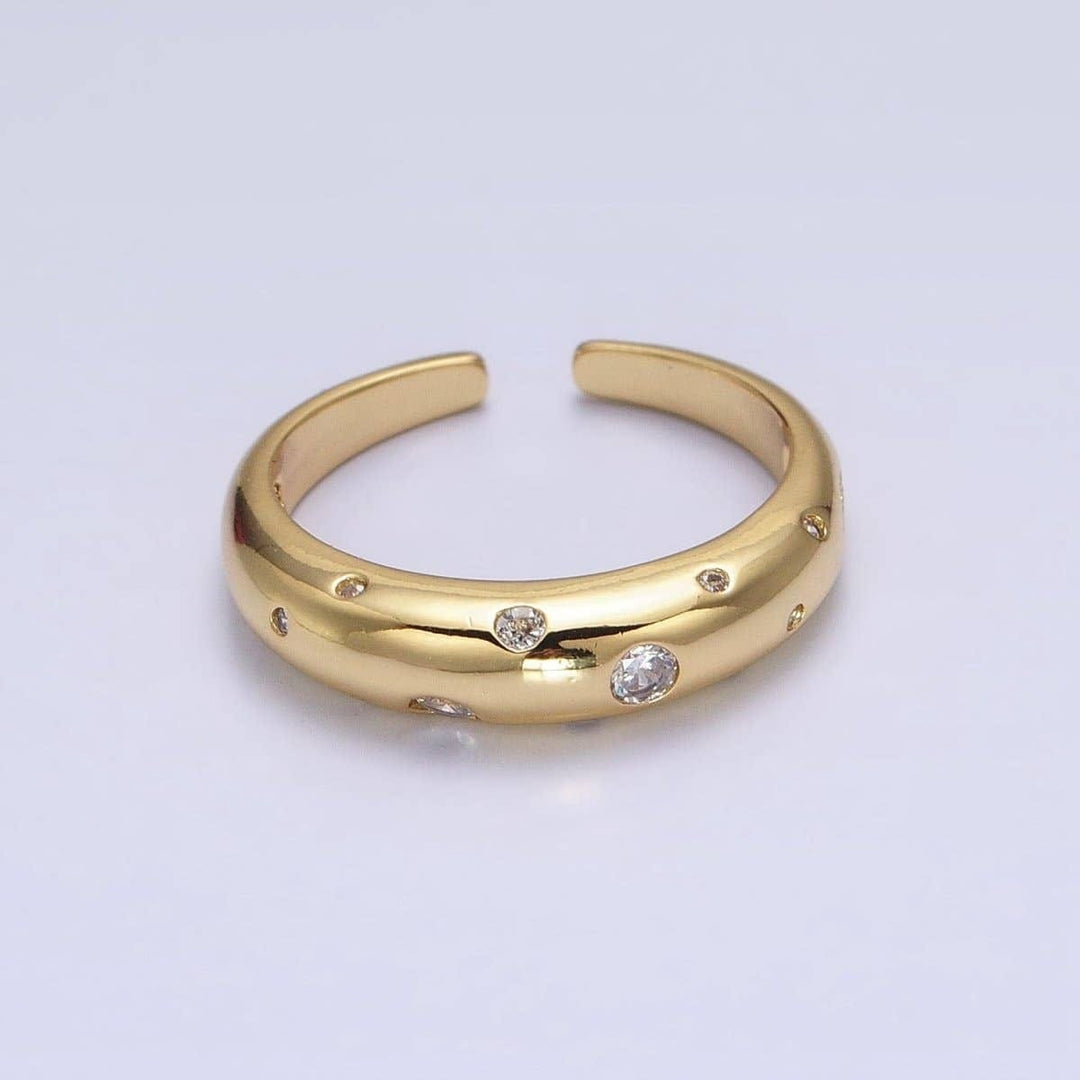 Bubble CZ Adjustable Ring Bubble CZ Adjustable Ring