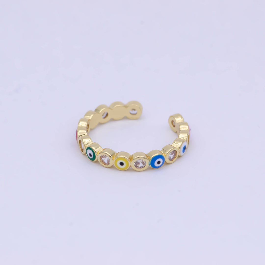 Evil Eye Banded Adjustable Ring Evil Eye Banded Adjustable Ring Ring