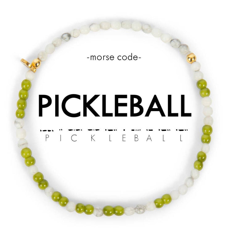 Morse Code Delicate Bracelet - Pickleball