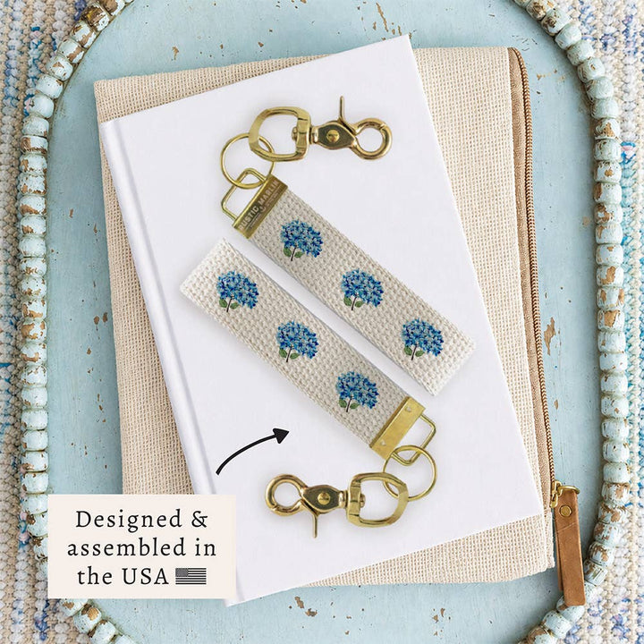 Endless Summer Hydrangea Keychain