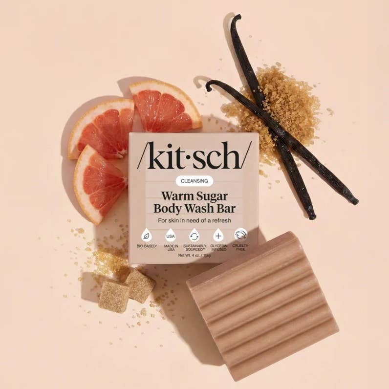 Kitsch Warm Sugar Body Wash Bar Kitsch Warm Sugar Body Wash Bar Bath and Body