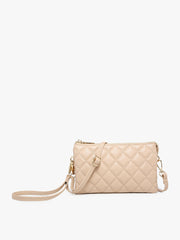 Riley Quilted Convertible Crossbody Wristlet