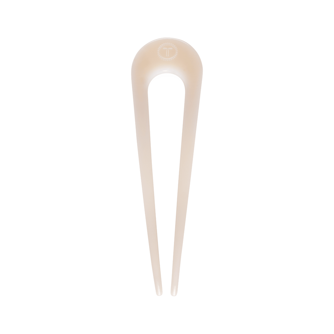 Teleties French Hair Pin Almond Beige