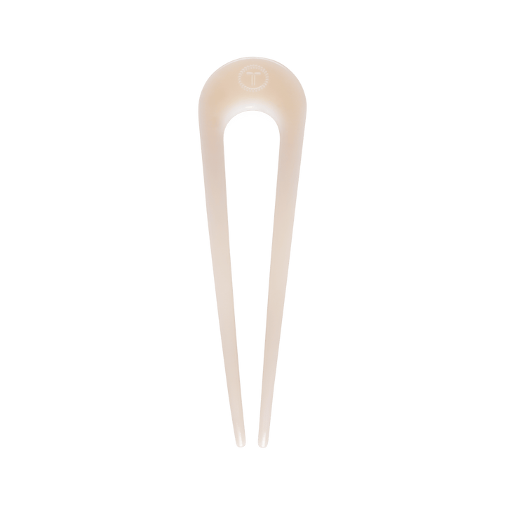 Teleties French Hair Pin Almond Beige