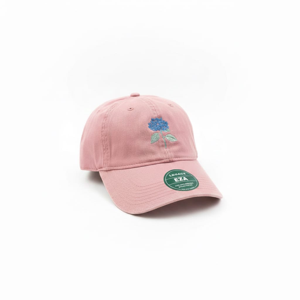 Hydrangea Embroidered Icon Hat