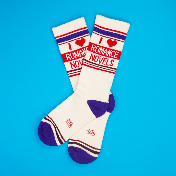 Romance Novels Premium Cotton Gym Crew Socks Romance Novels Premium Cotton Gym Crew Socks Socks