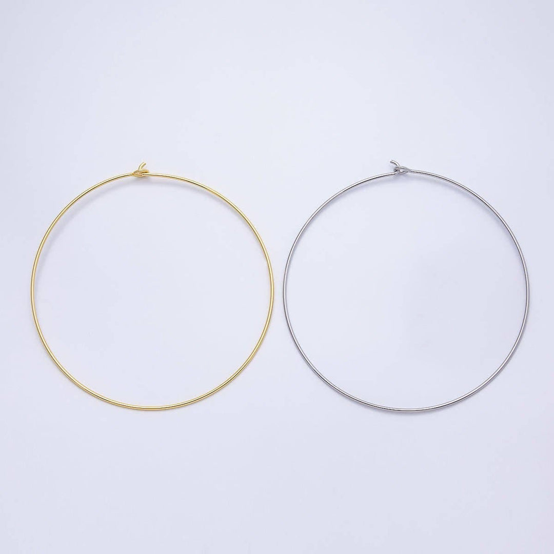 Build Your Own Pendant Necklace - 18kt Gold Plated 2mm Floating Collar Necklace Build Your Own Pendant Necklace - 18kt Gold Plated 2mm Floating Collar Necklace