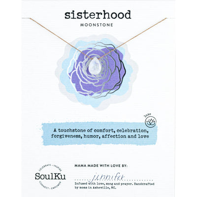 Soulku Moonstone Necklace for Sisterhood