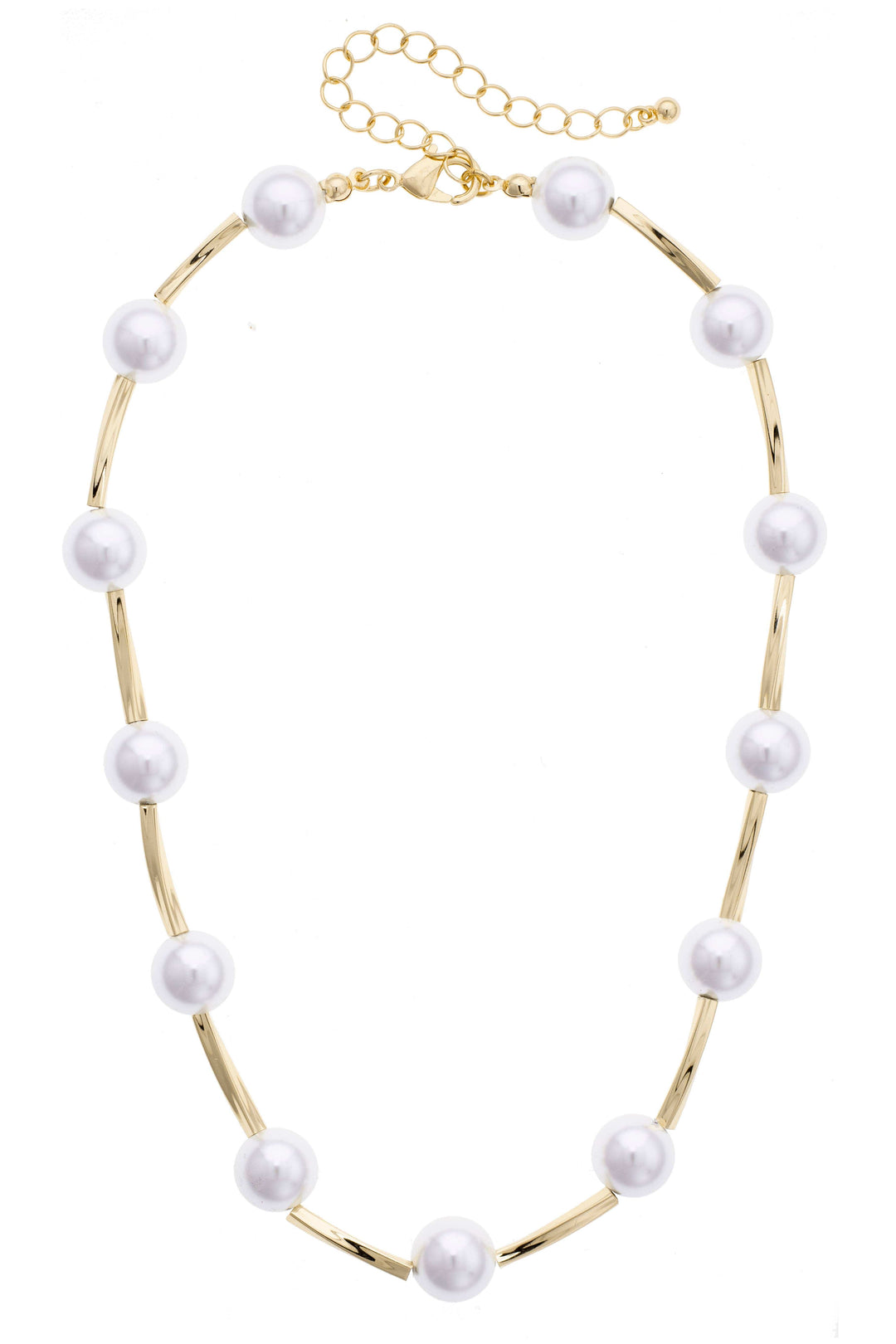 Simone Pearl Linked Necklace in Ivory Simone Pearl Linked Necklace in Ivory Necklace