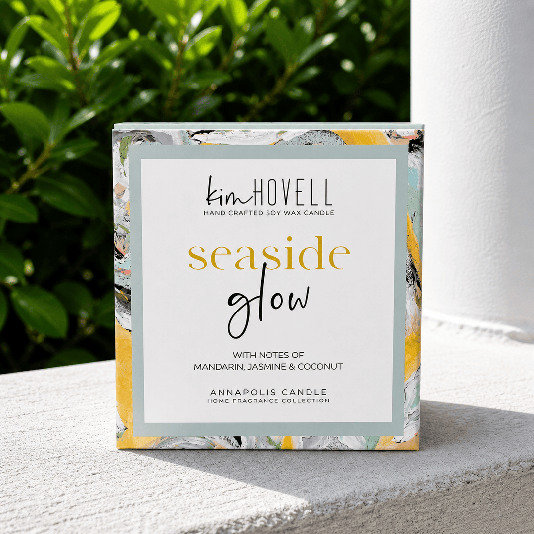 Seaside Glow Boxed Candle – Kim Hovell x Annapolis Candle
