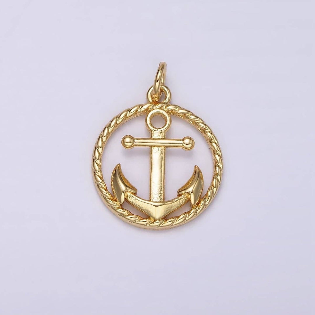Anchor Icon Charm