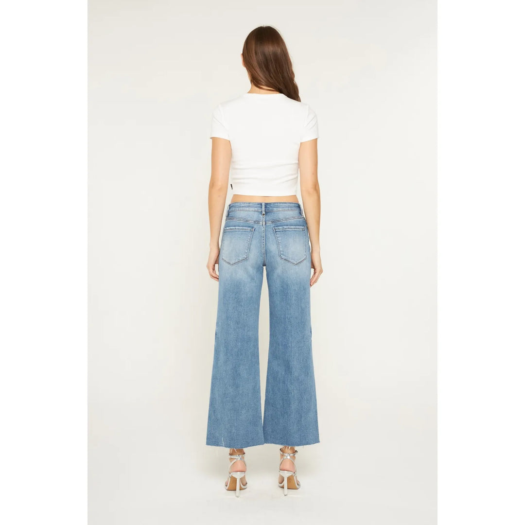 Mica Denim Mid-Rise Tummy Control Wide-Leg Jeans Mica Denim Mid-Rise Tummy Control Wide-Leg Jeans Bottoms