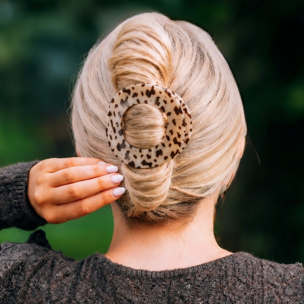 Teleties Flat Circle Hair Clip TELETIES Circle Flat Hair Clip | Lay-Flat Comfort Accessories