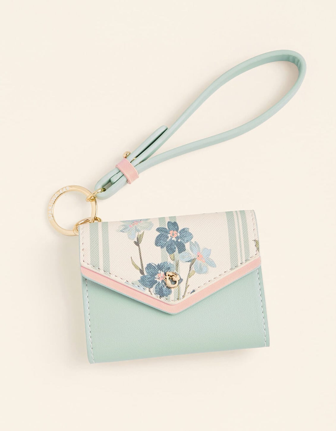 Spartina 449 Mini Wristlet – Blooming Stripe Spartina 449 Mini Wristlet | Blooming Stripe Wallet Bags