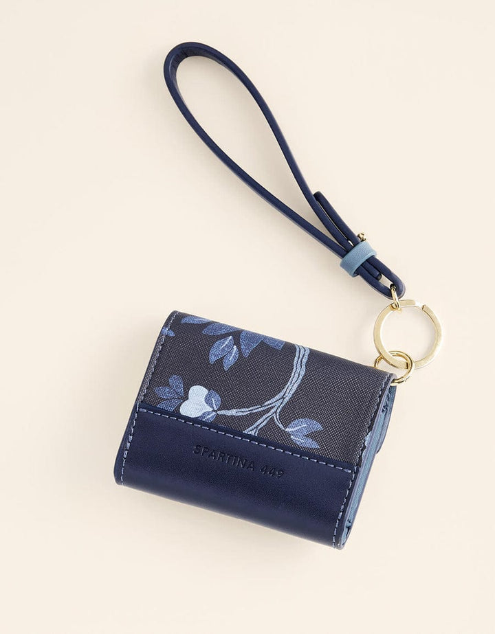 Spartina 449 Mini Wristlet – Japonica Floral Navy Spartina 449 Mini Wristlet | Japonica Floral Navy Wallet Bags
