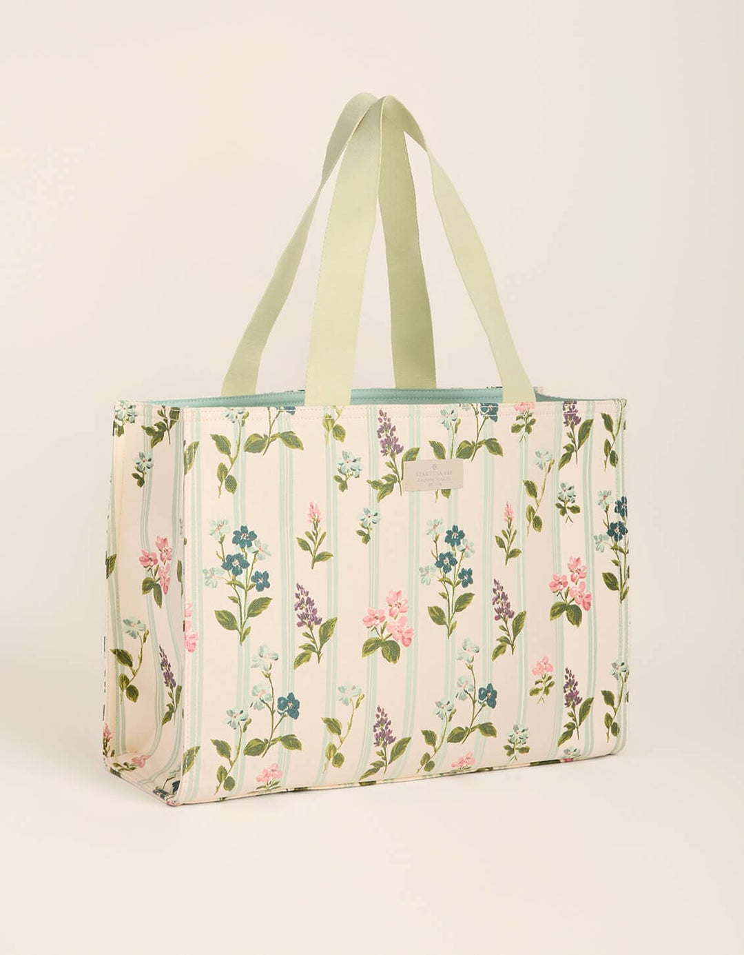 Spartina 449 Market Tote - Blooming Stripe Spartina 449 Market Tote | Blooming Stripe Floral Bag Bags