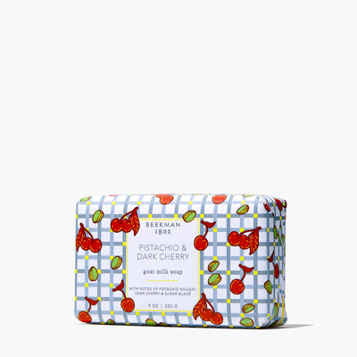 Beekman 1802 Pistachio Dark Cherry Bar Soap