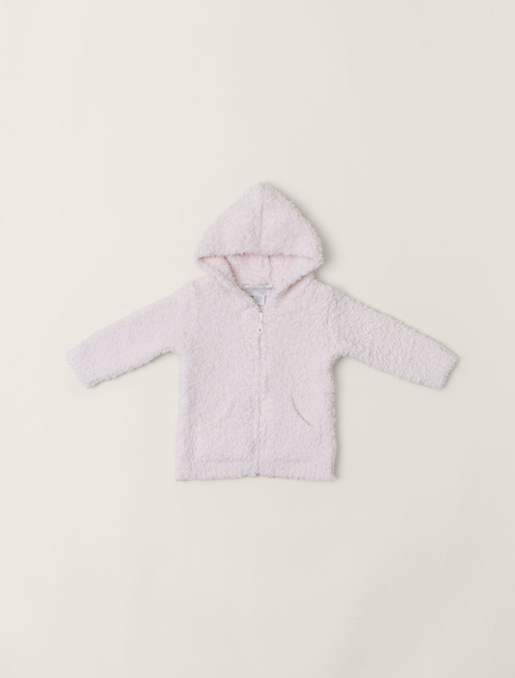 Barefoot Dreams Cozychic Infant Hoodie - Pink
