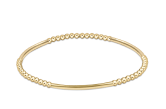 Enewton Bliss Bar Pattern Gold 2.5mm Bracelet