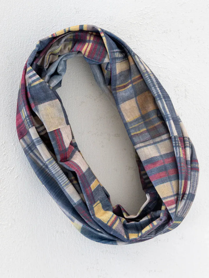 Natural Life Greenfield Madras Boho Bandeau Greenfield Madras Plaid Boho Bandeau Headband &amp; Scarf Accessories