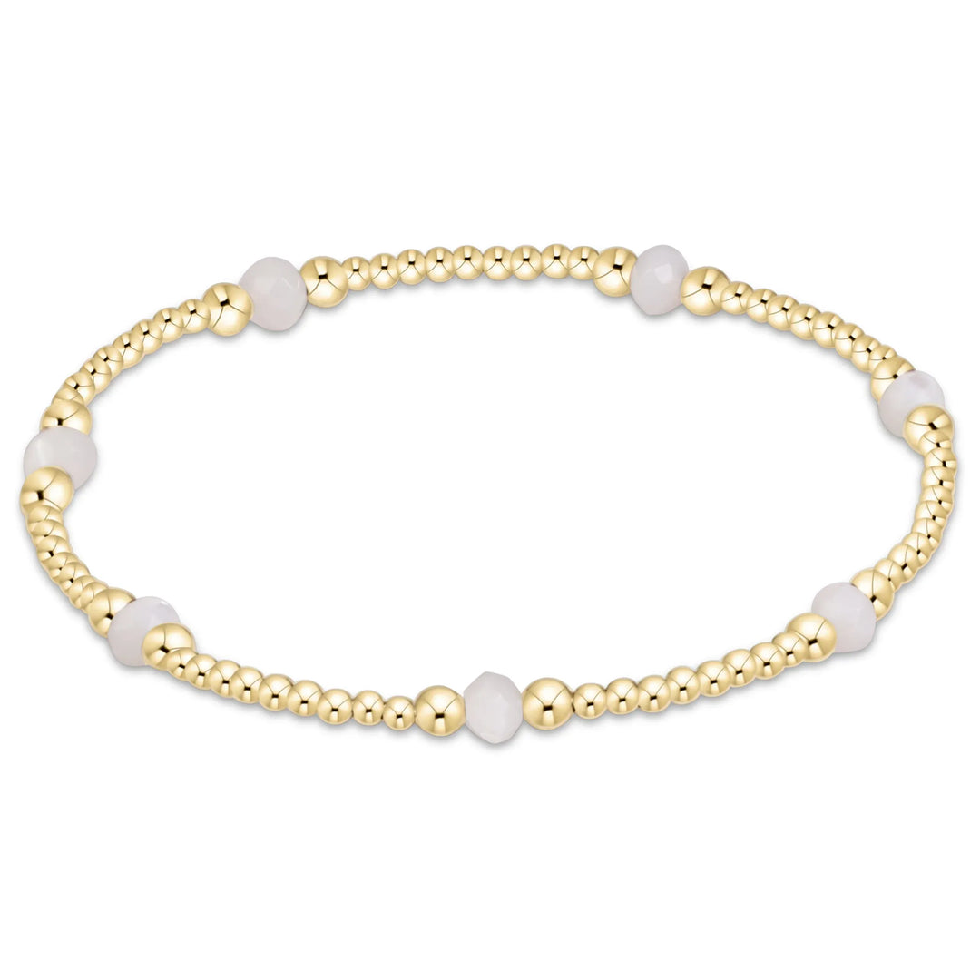 Enewton Purpose Gemstone 4mm Gold Filled Bracelet - Mother of Pearl Enewton Purpose Gemstone 4mm Gold Filled Bracelet - Mother of Pearl Bracelet