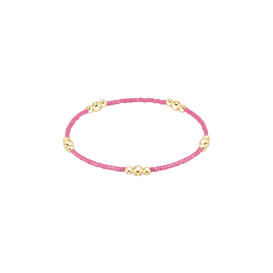 Enewton Hope Purpose Gold Bracelet - Bubblegum