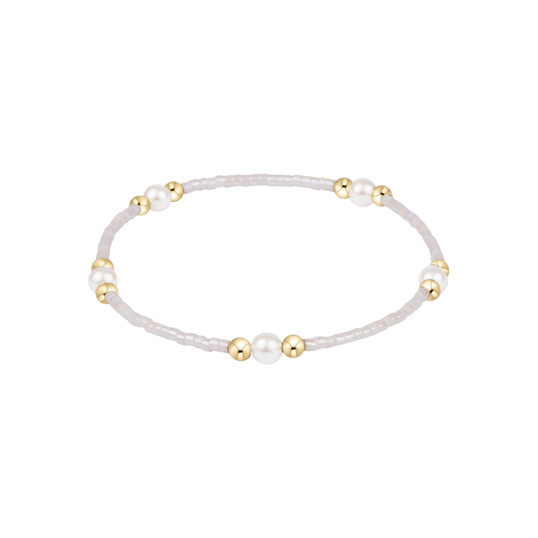 Enewton Hope Purpose Pearl Bracelet - Silky White