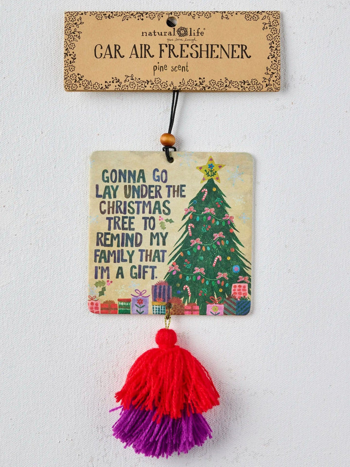 Natural Life Car Air Freshener - Christmas Tree Christmas Tree Car Air Freshener – Festive Stocking Stuffer Home