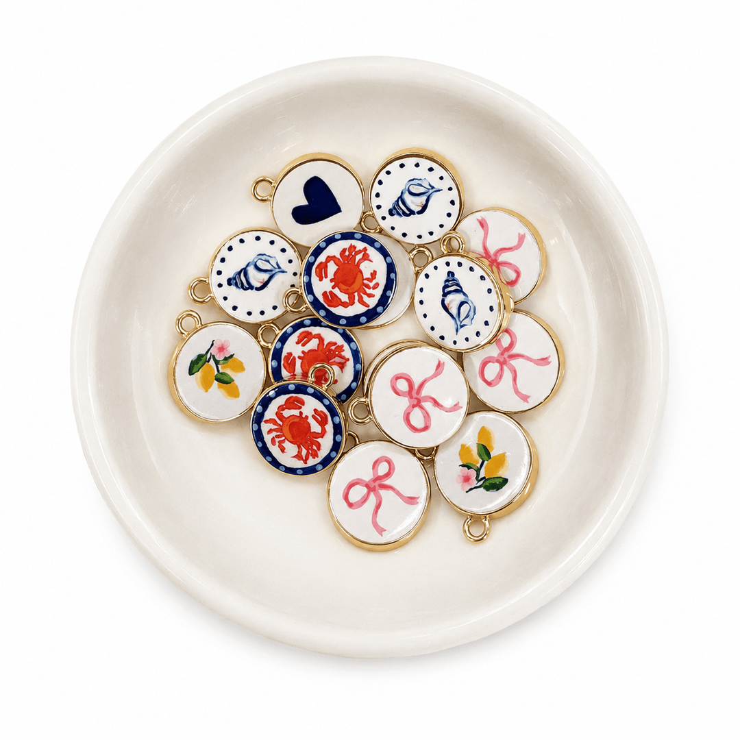 Painted Enamel Charms