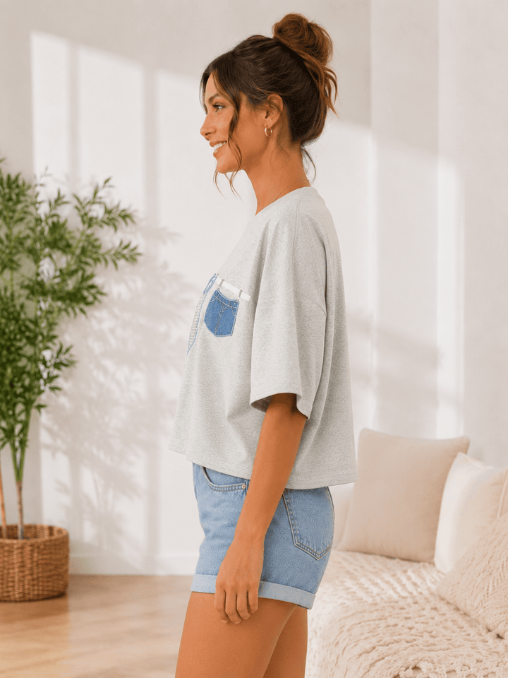 Americana Clothesline Boxy Tee