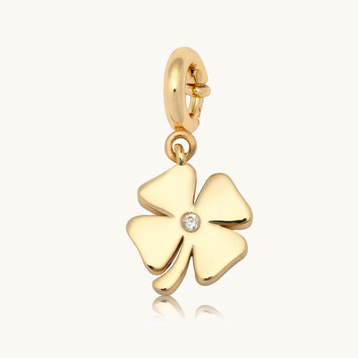 Little Words Project Charm - Four Leaf Clover