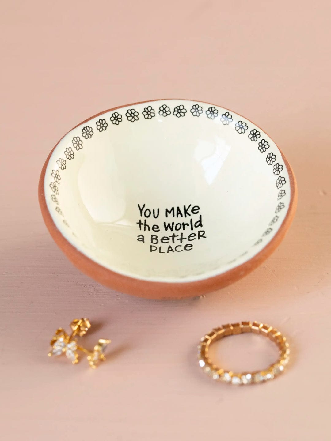 You Make the World a Better Place Tiny Trinket Dish