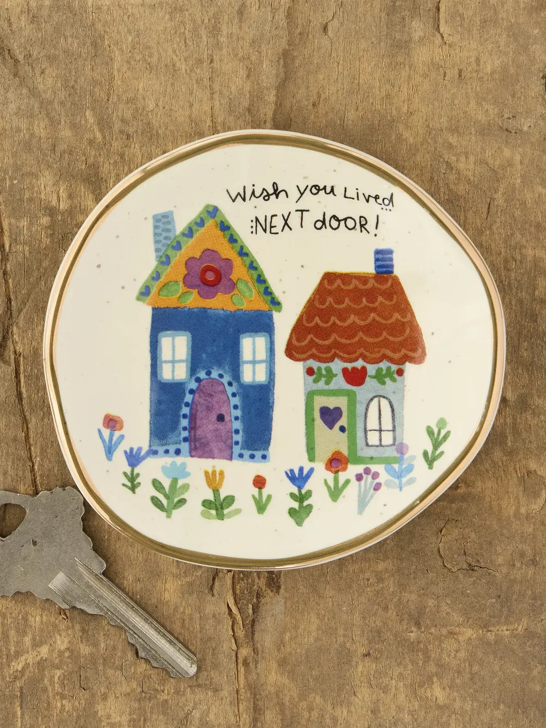 I Wish You Lived Closer Trinket Dish Wish You Lived Next Door Ceramic Trinket Dish Home