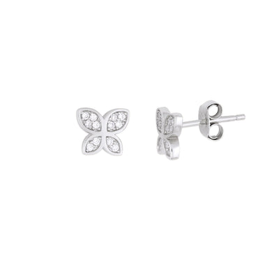 FYB Butterfly Studs - Silver