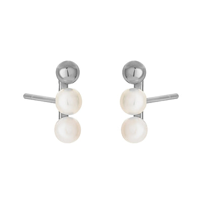 Chelsea Climber Studs - Silver