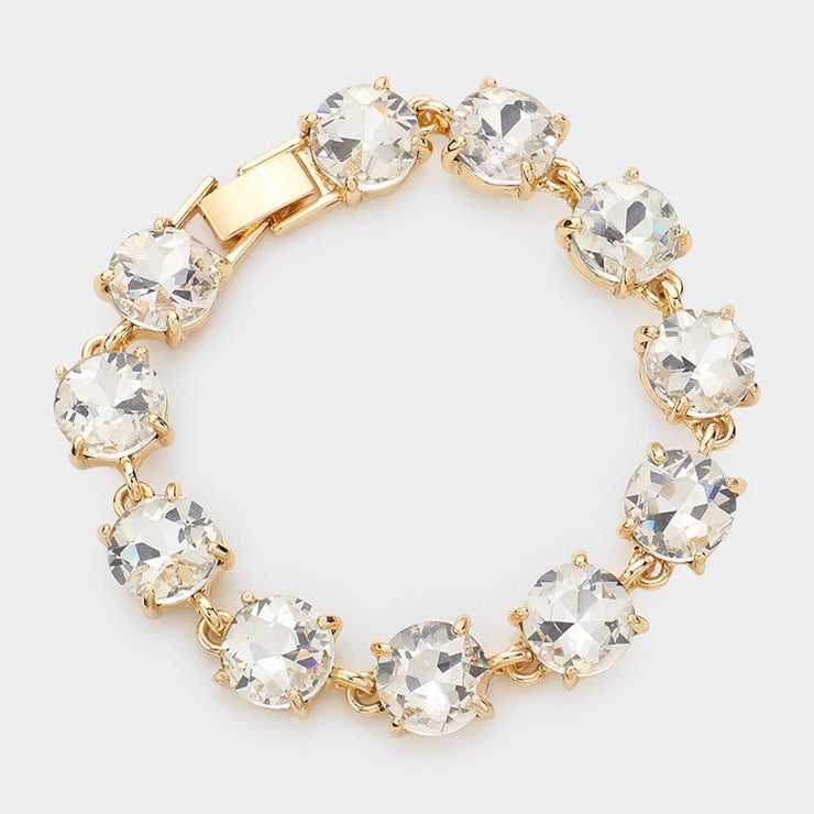 Sparkle Stone Link Crystal Bracelet