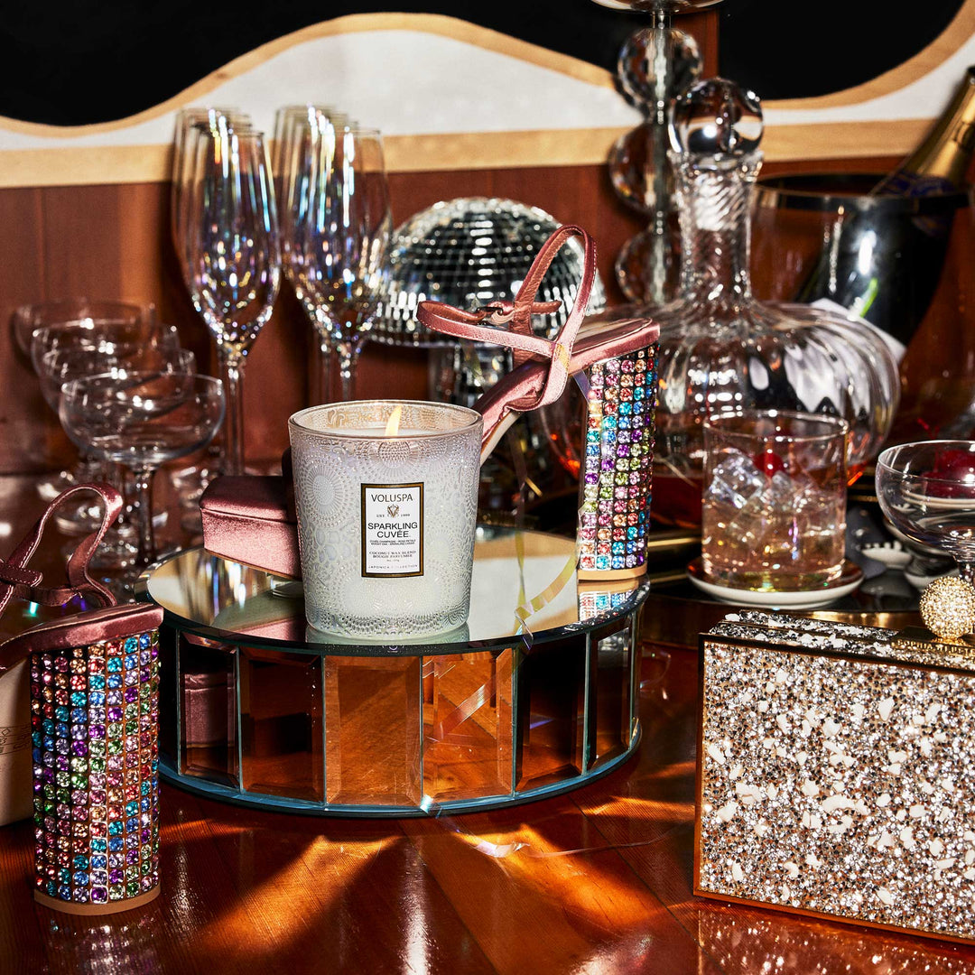 Voluspa Sparkling Cuvee Classic Boxed Candle