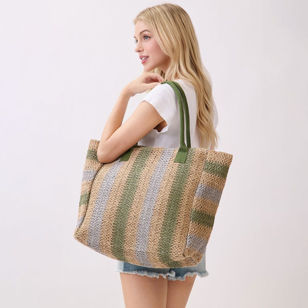 Coastal Stripe Everyday Tote